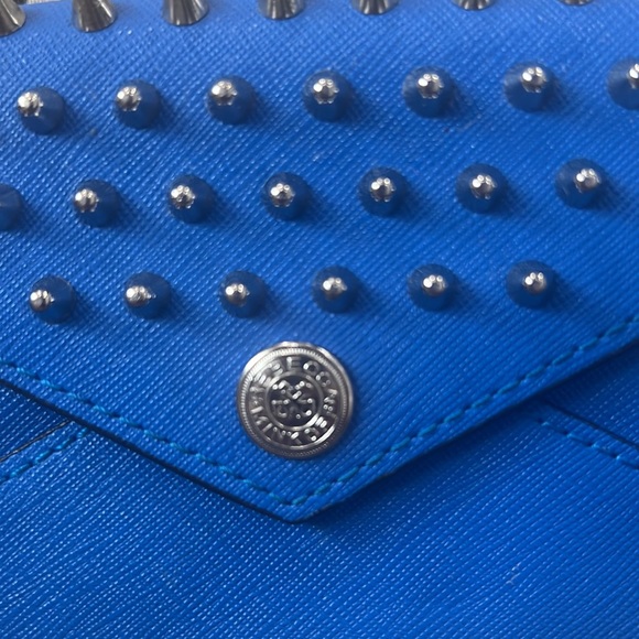 Preowned Rebecca Minkoff Mini MAC Crossbody Bag- Oxford Blue. - Picture 4 of 13